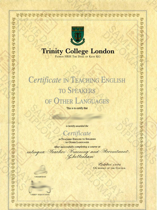 Certificate - TESOL Teaching English To Speakers of Other Languages