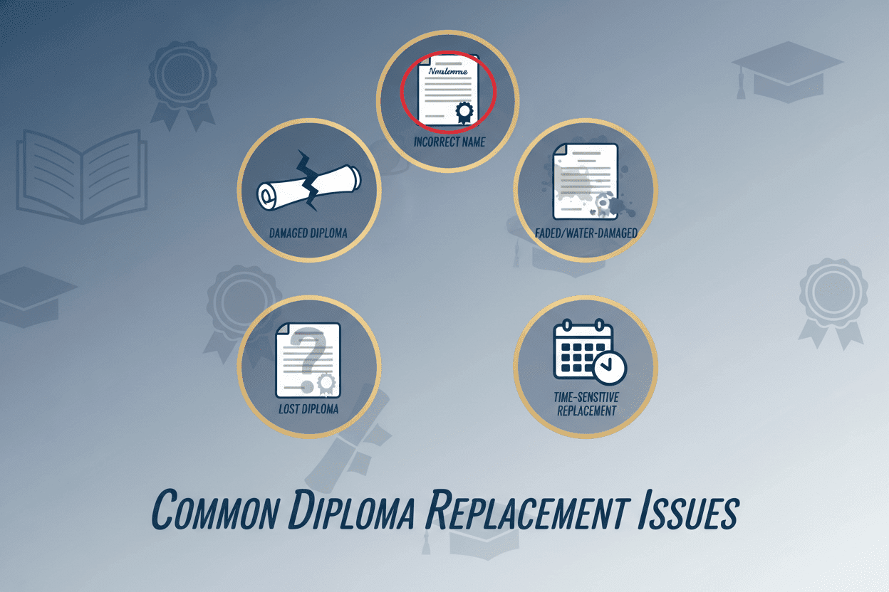 Common Diploma Replacement Issues: Problems, Solutions, and How to Avoid Them - Same Day Diplomas