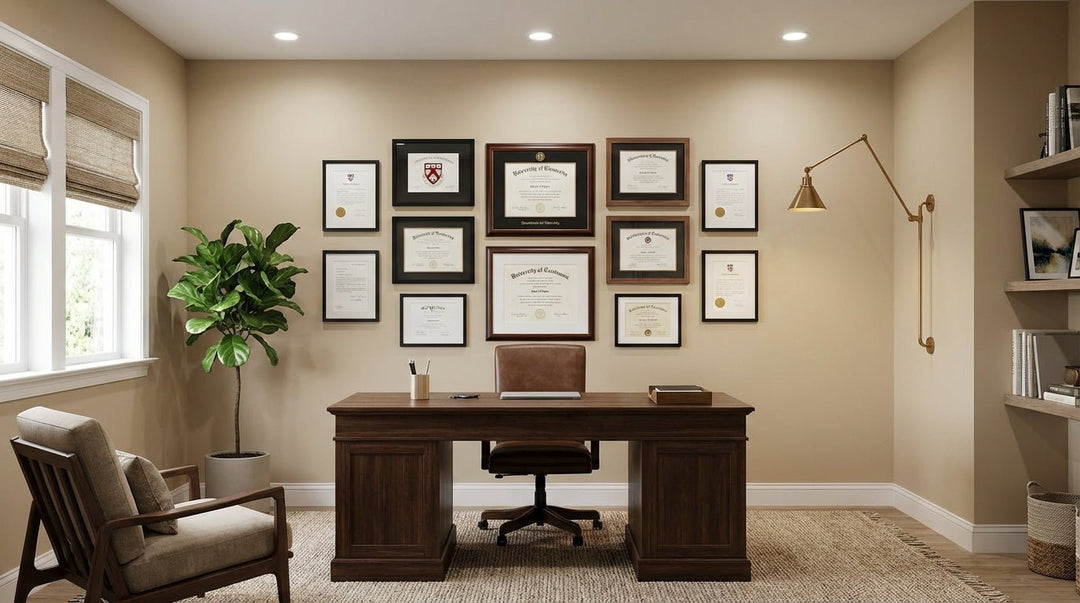 How to Create the Best Diploma Display in Your Home - Same Day Diplomas