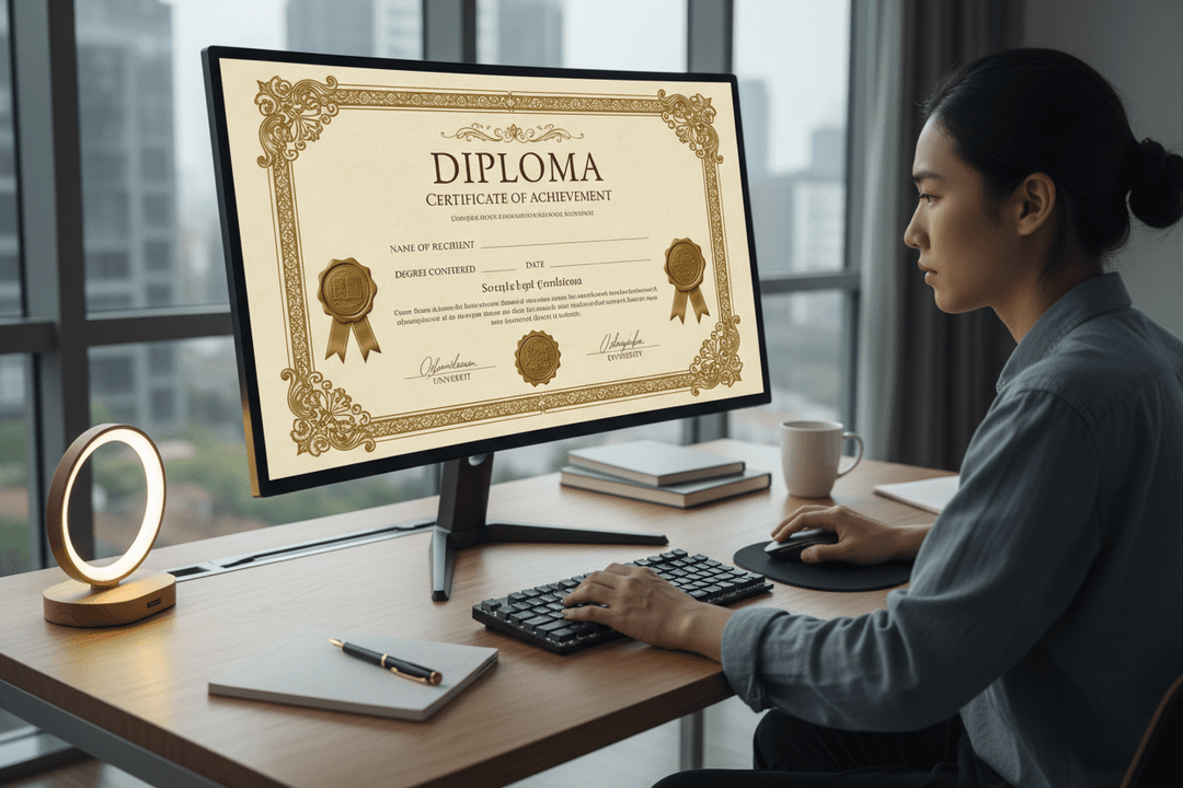Template for Diploma: How to Buy, Design, Customize, and Print Professional Certificates - Same Day Diplomas