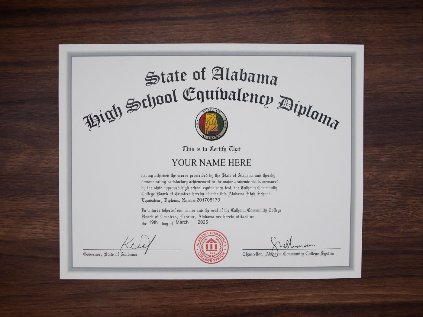 Certificate image