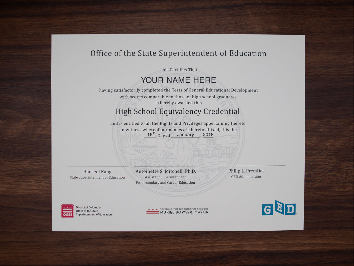 Certificate image