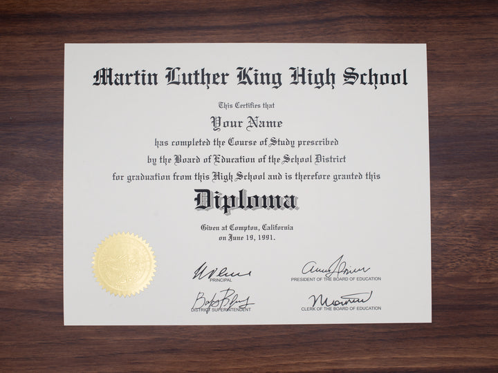 High School Diplomas