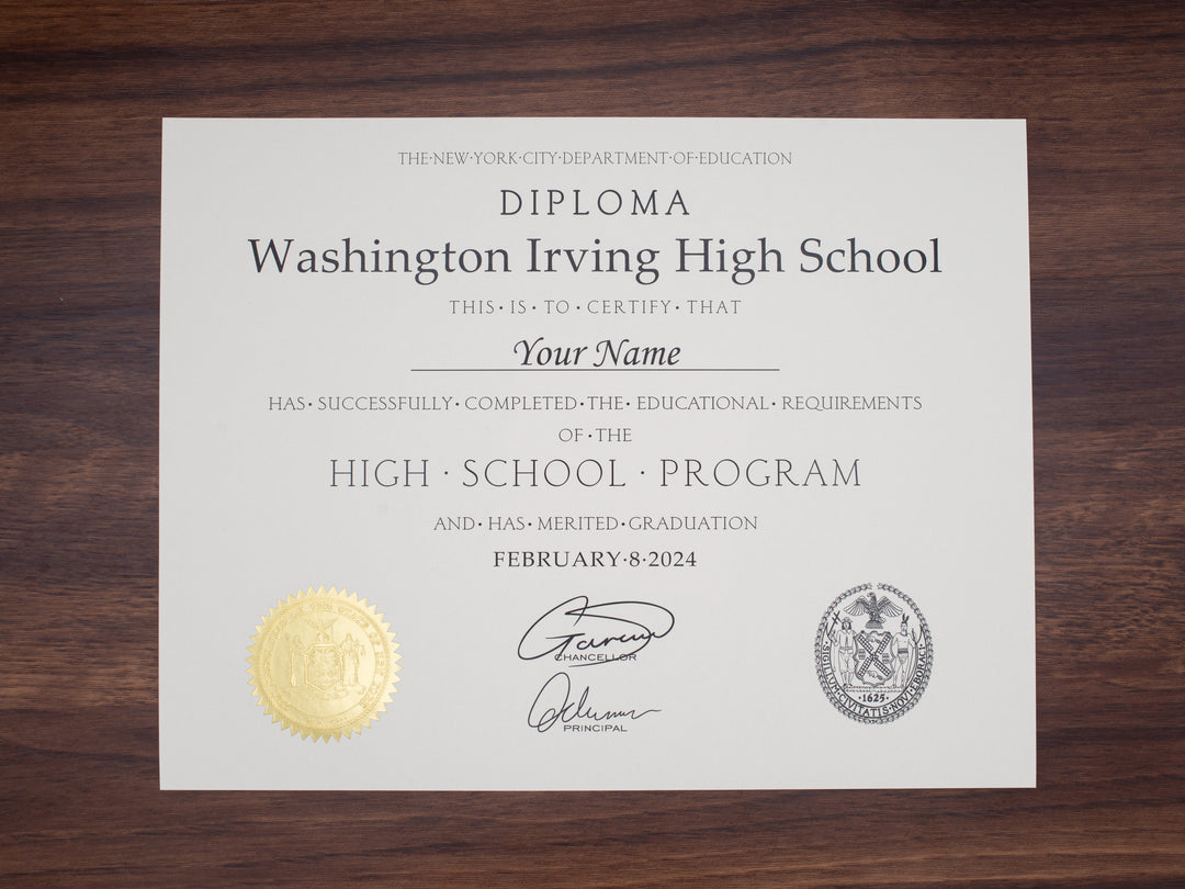 High School Diplomas