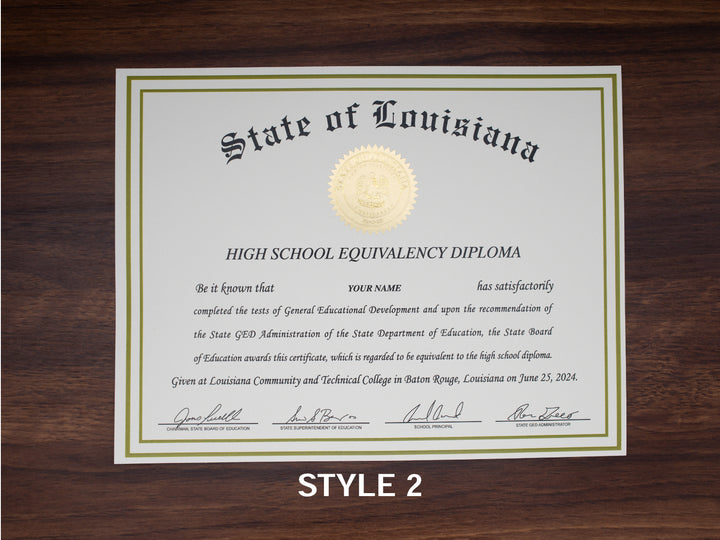 GED Diplomas