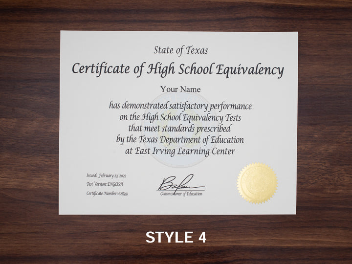 GED Diplomas