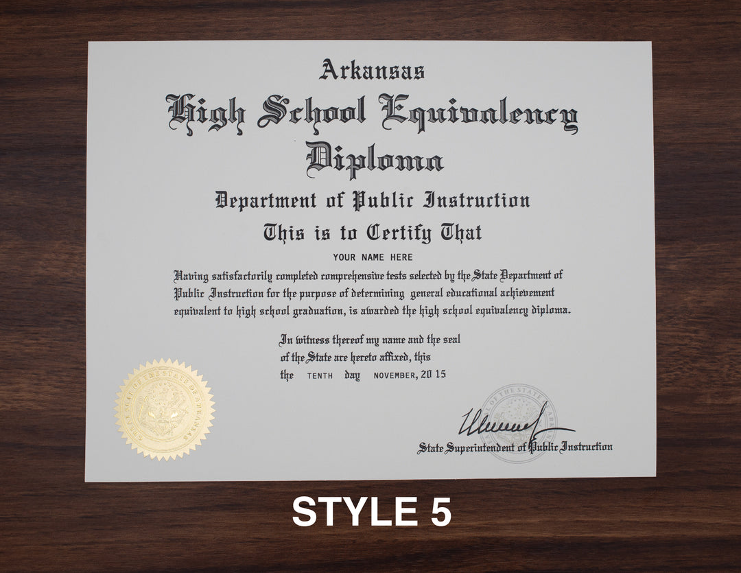 GED Diplomas