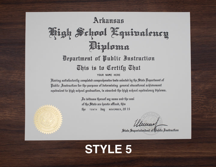 GED Diplomas