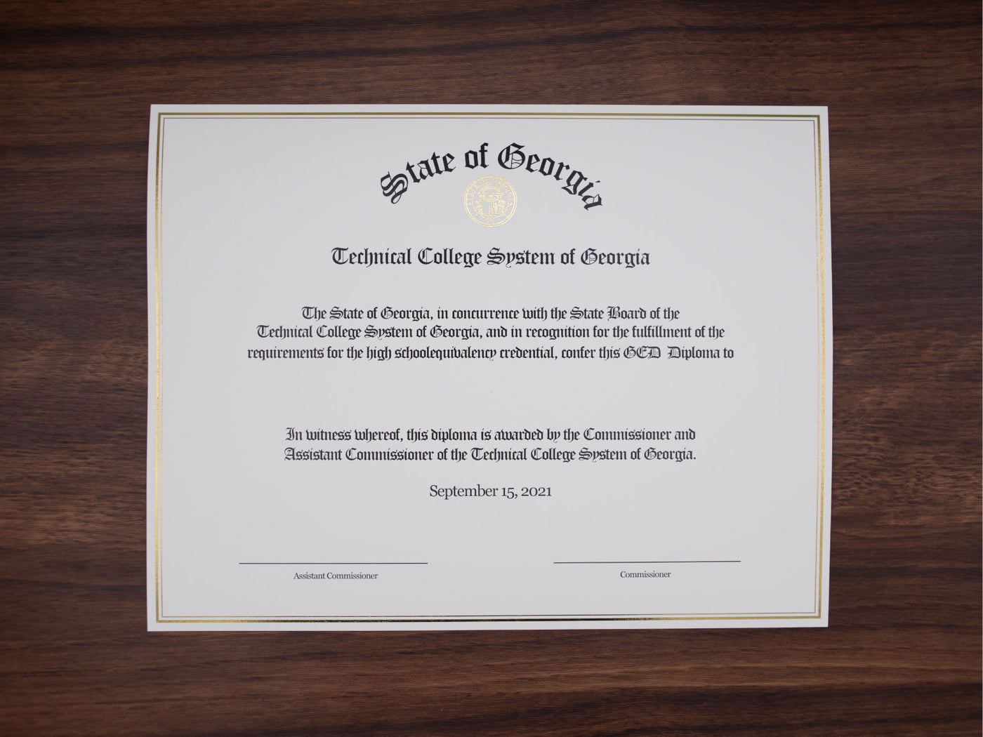 Certificate image