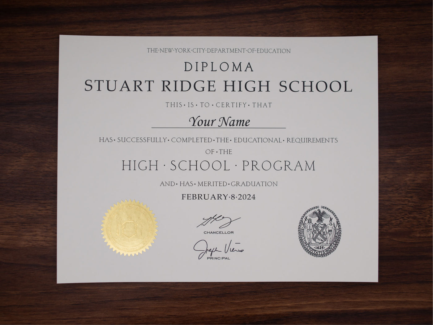 Certificate image