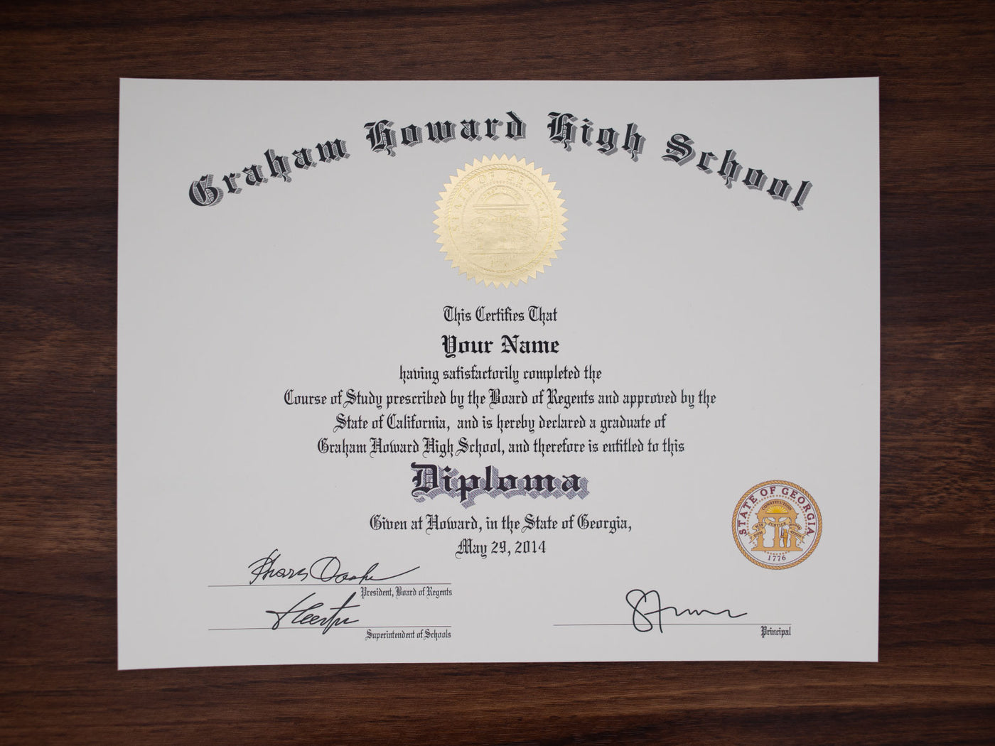 Certificate image