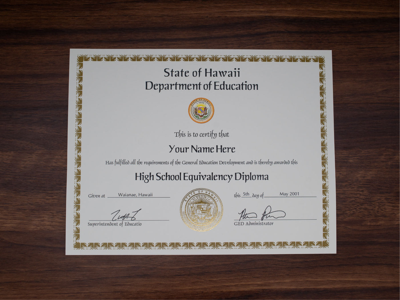 Certificate image