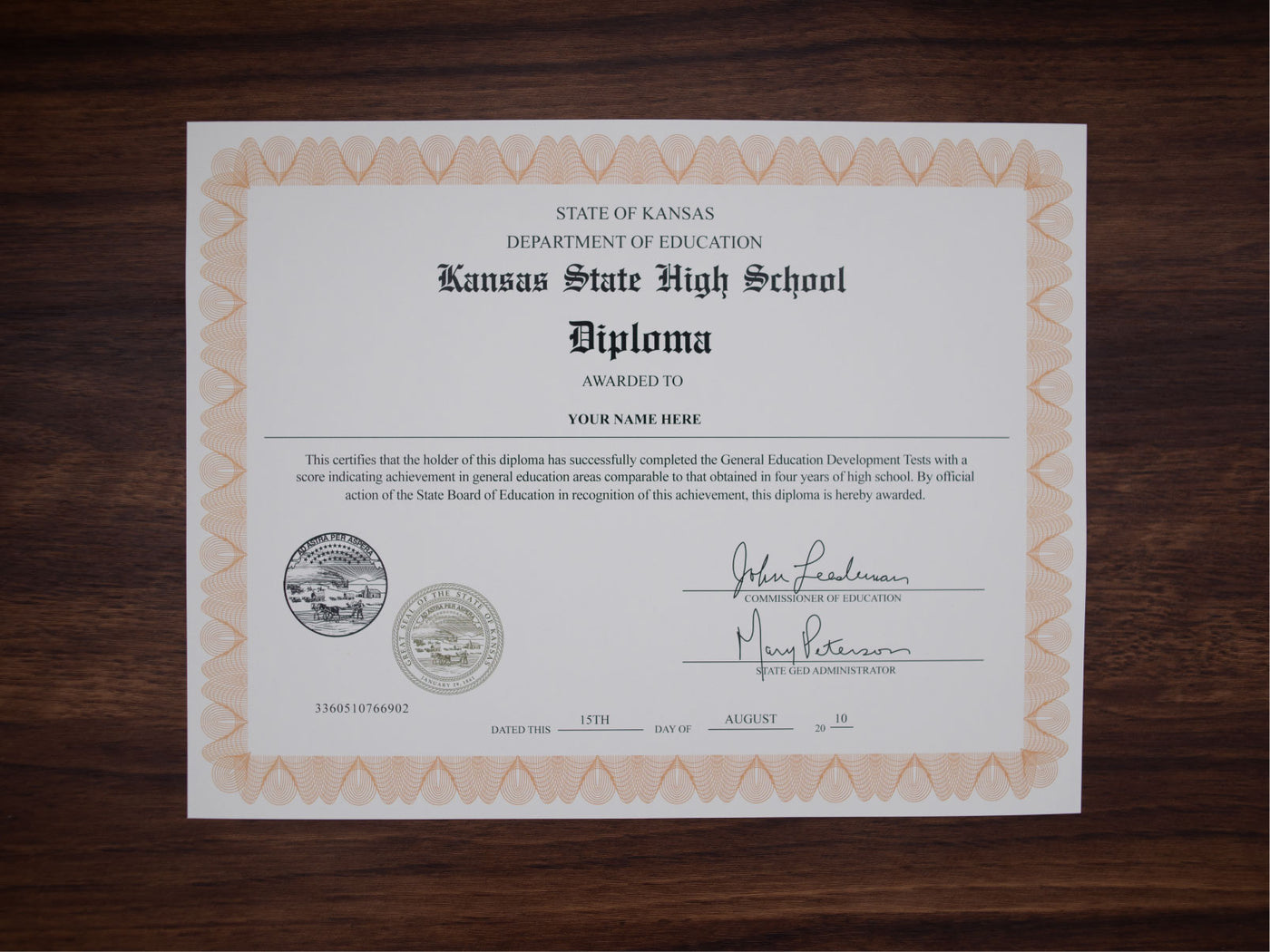 Certificate image