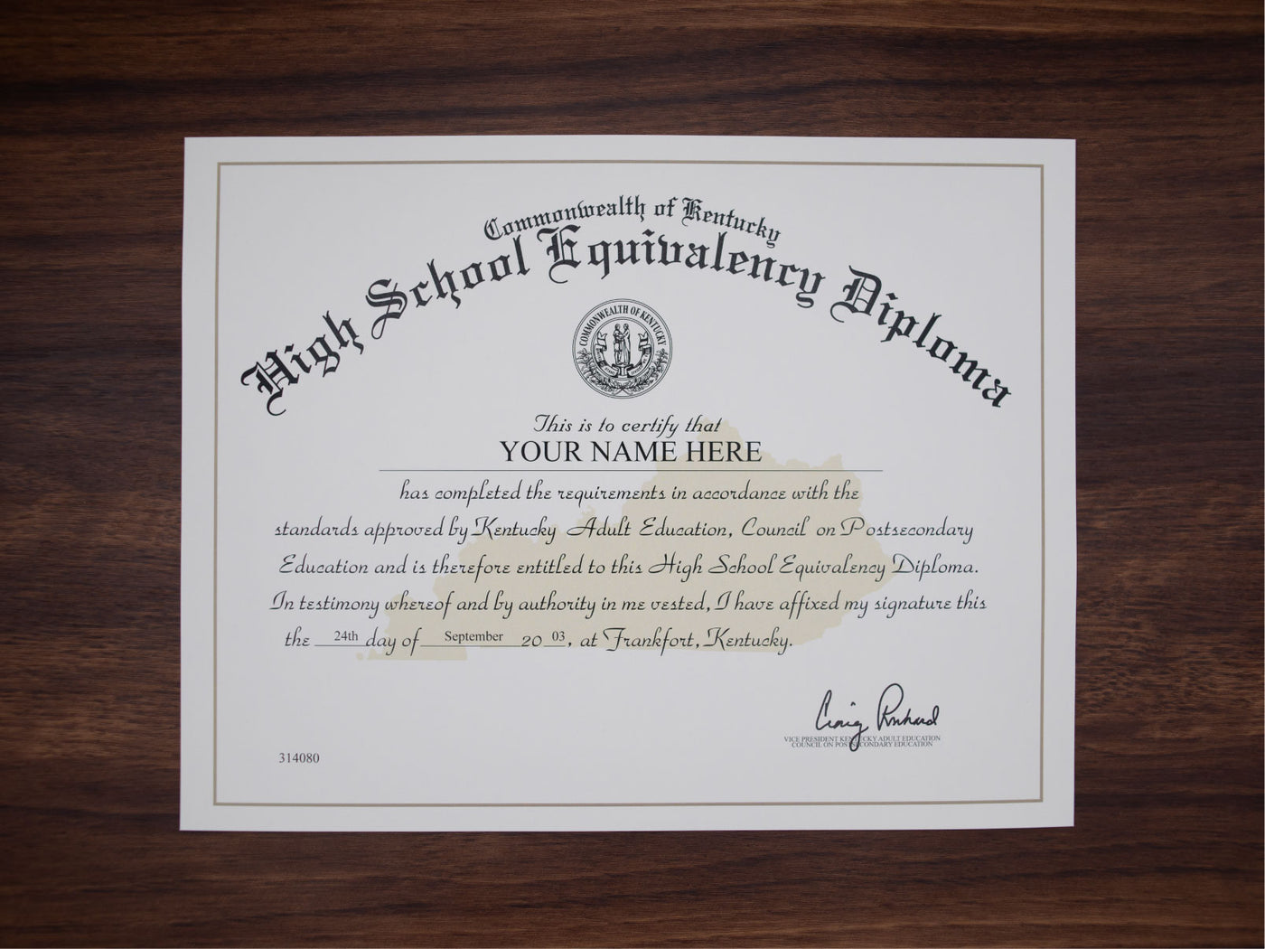 Certificate image