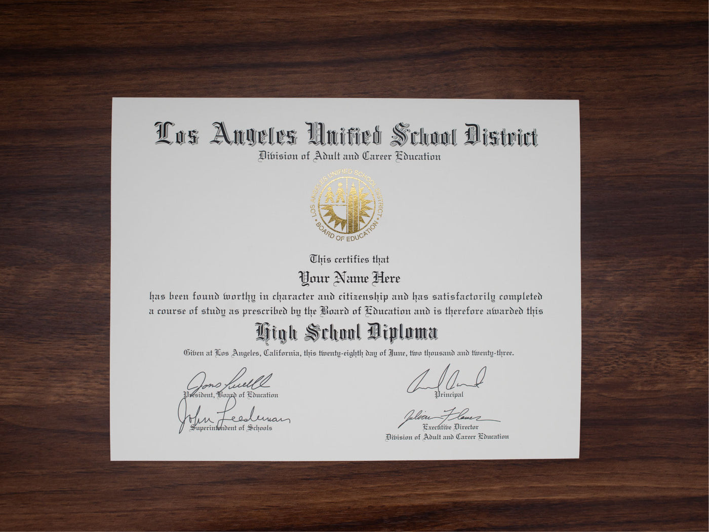 Certificate image