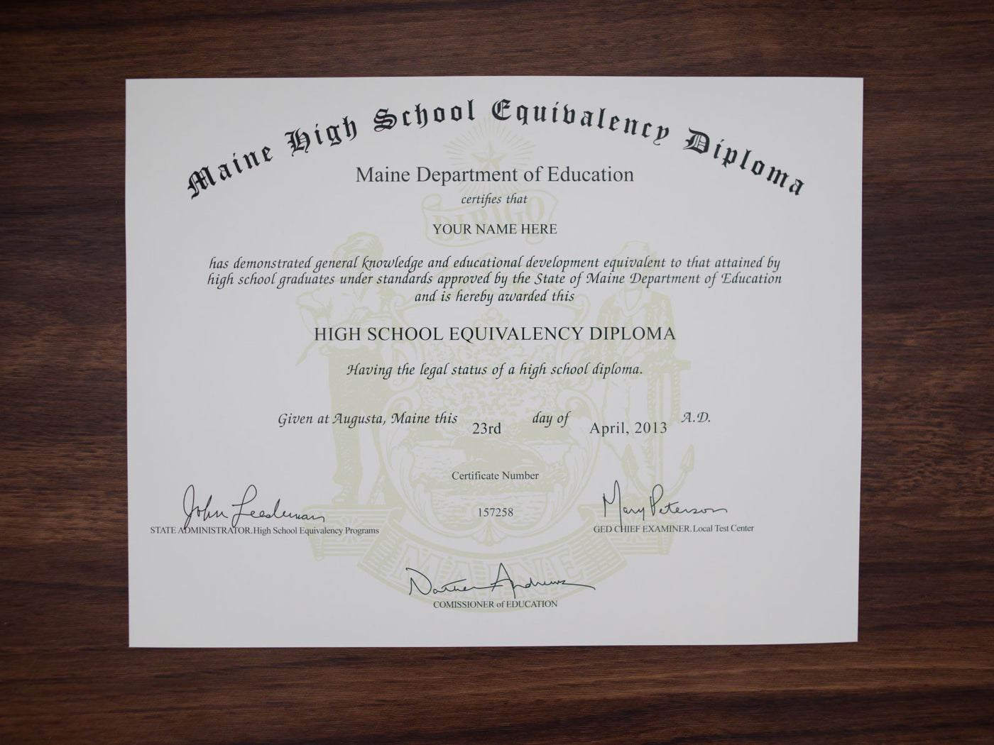 Certificate image