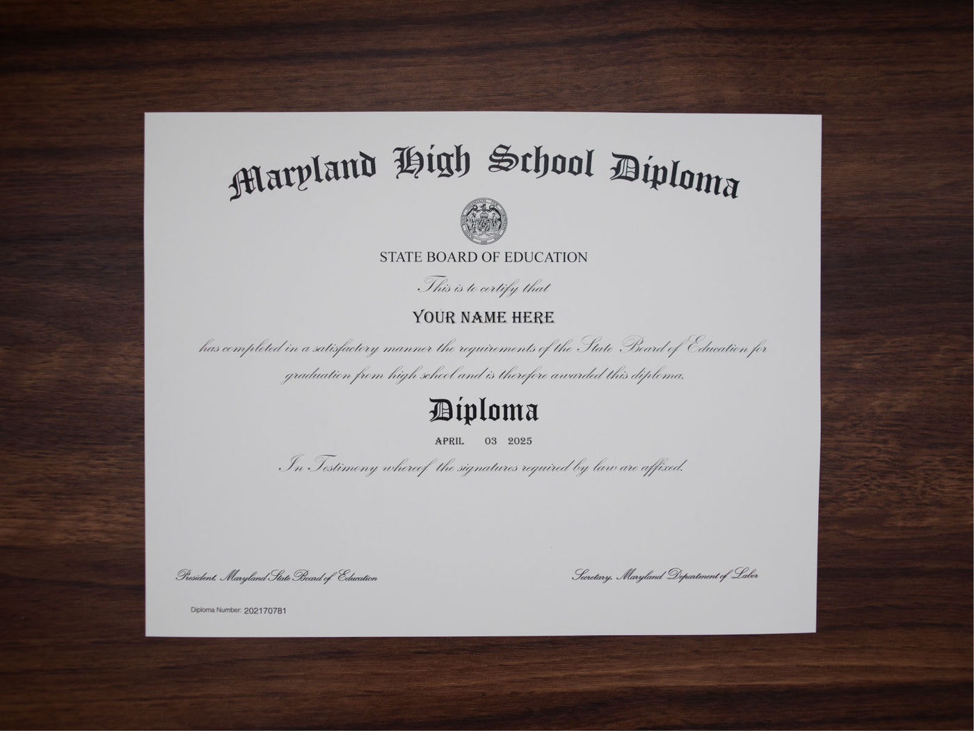 Certificate image