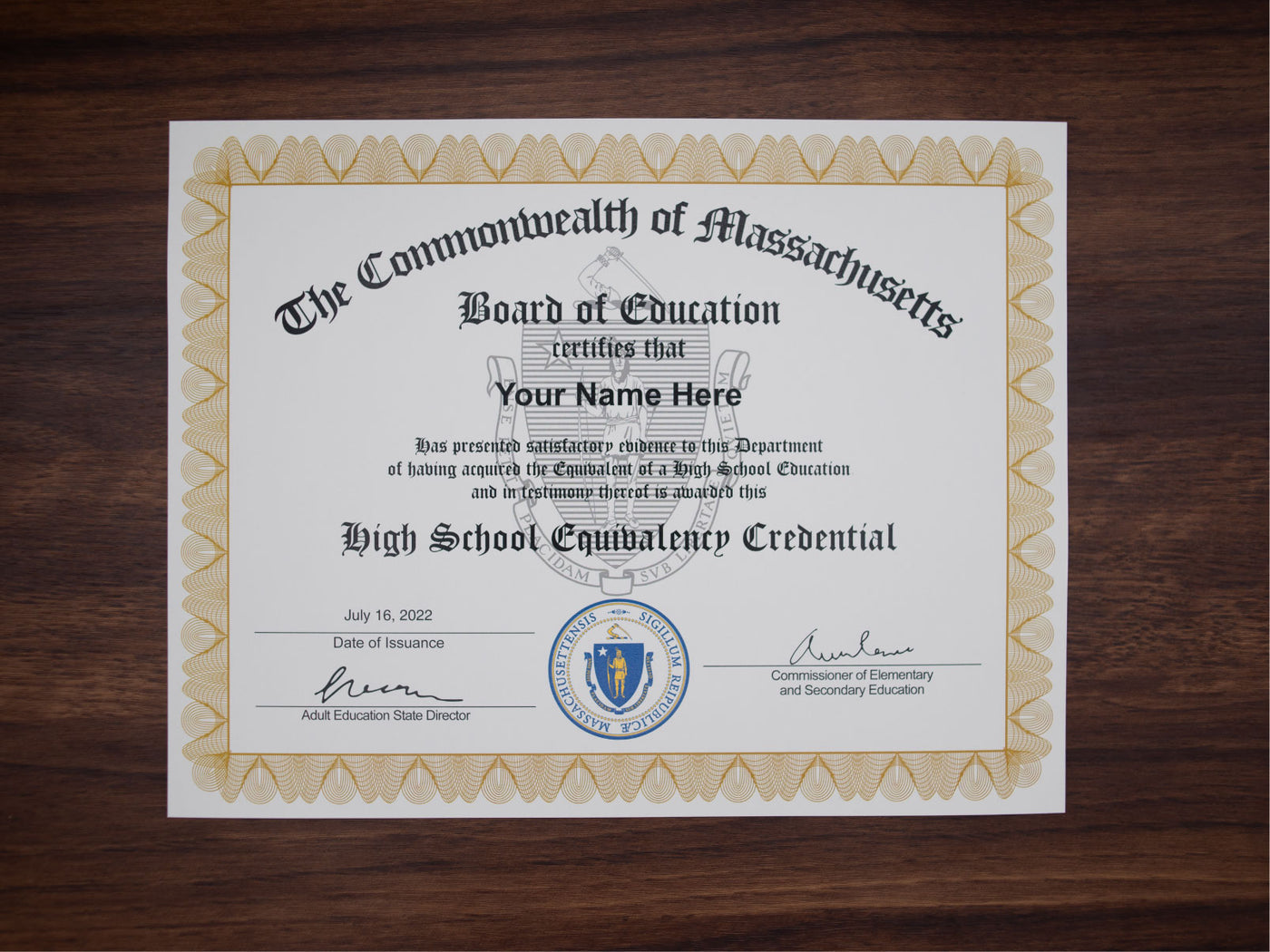 Certificate image