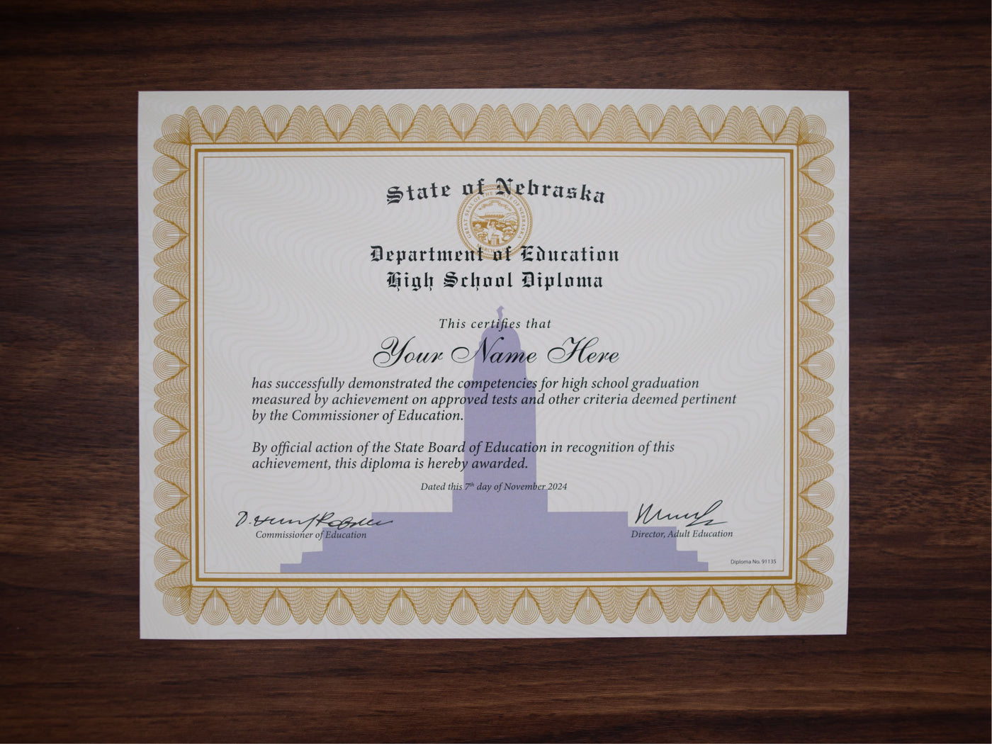 Certificate image