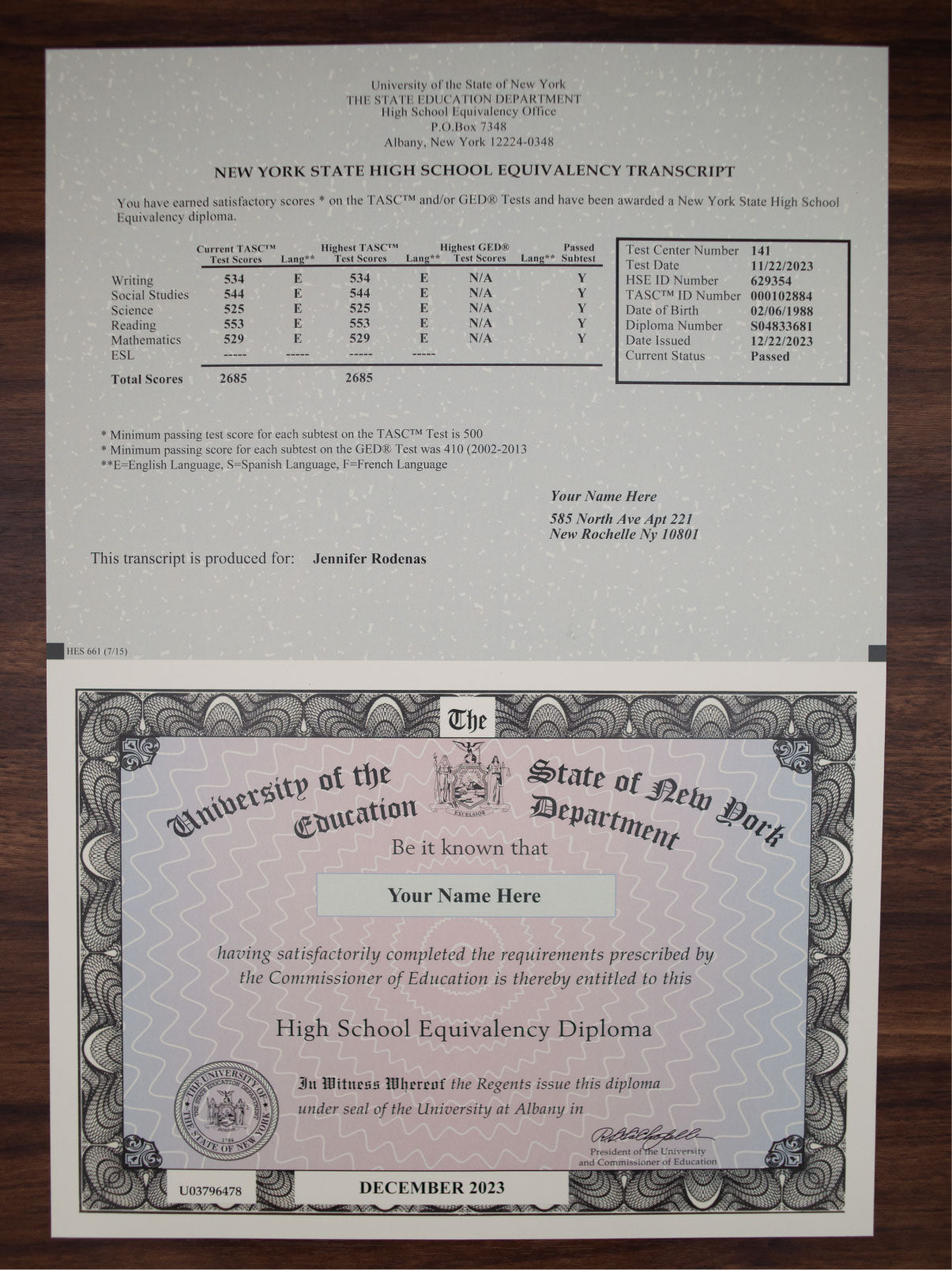 Certificate image