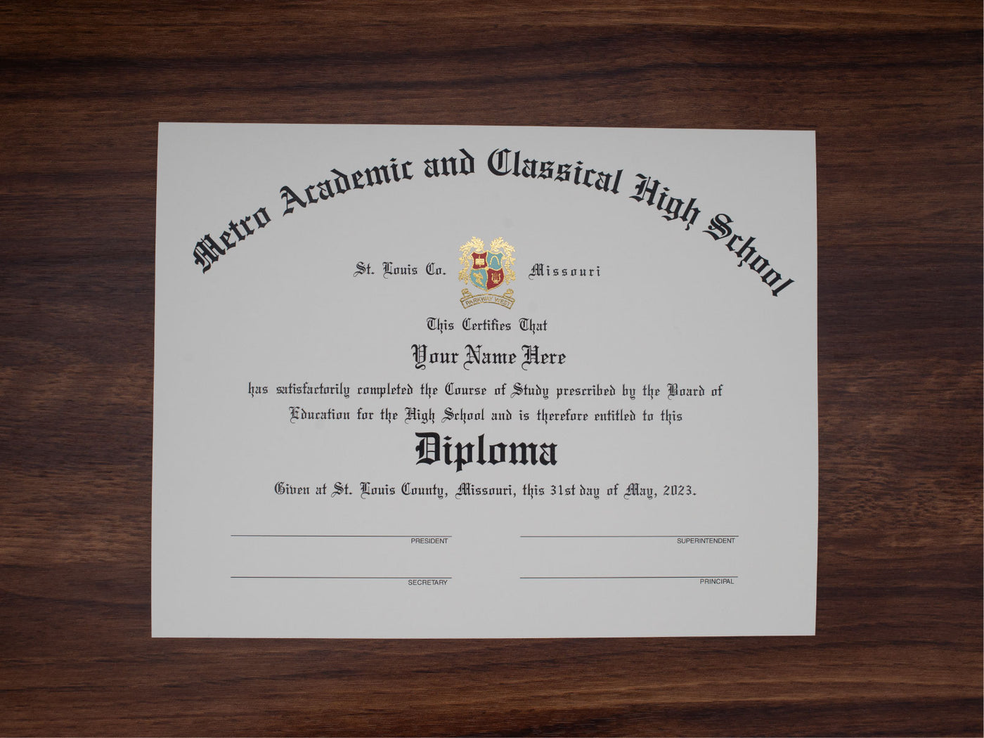 Certificate image