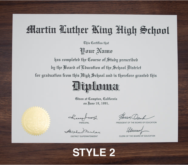 High School Diplomas