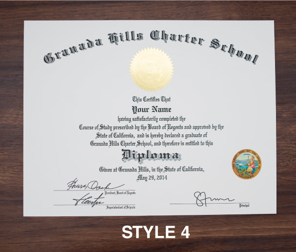 High School Diplomas