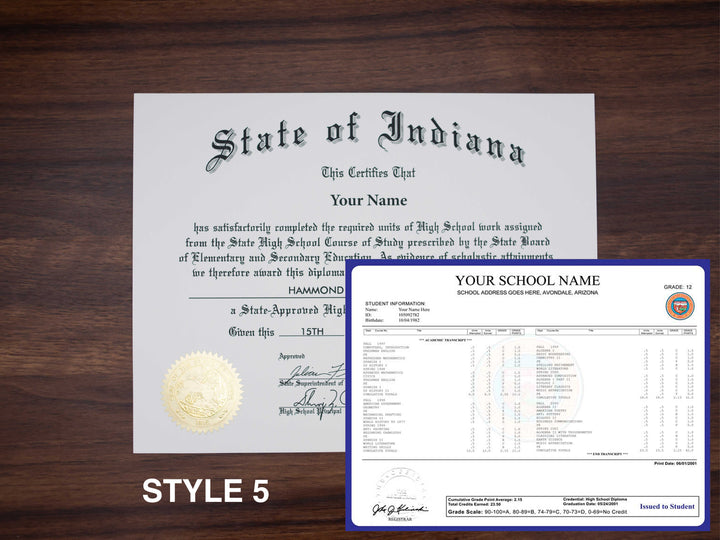 High School Diploma and Transcripts