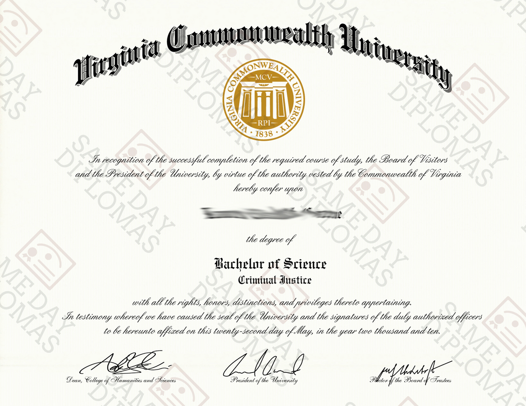 Bachelor Degree Diploma & Transcripts