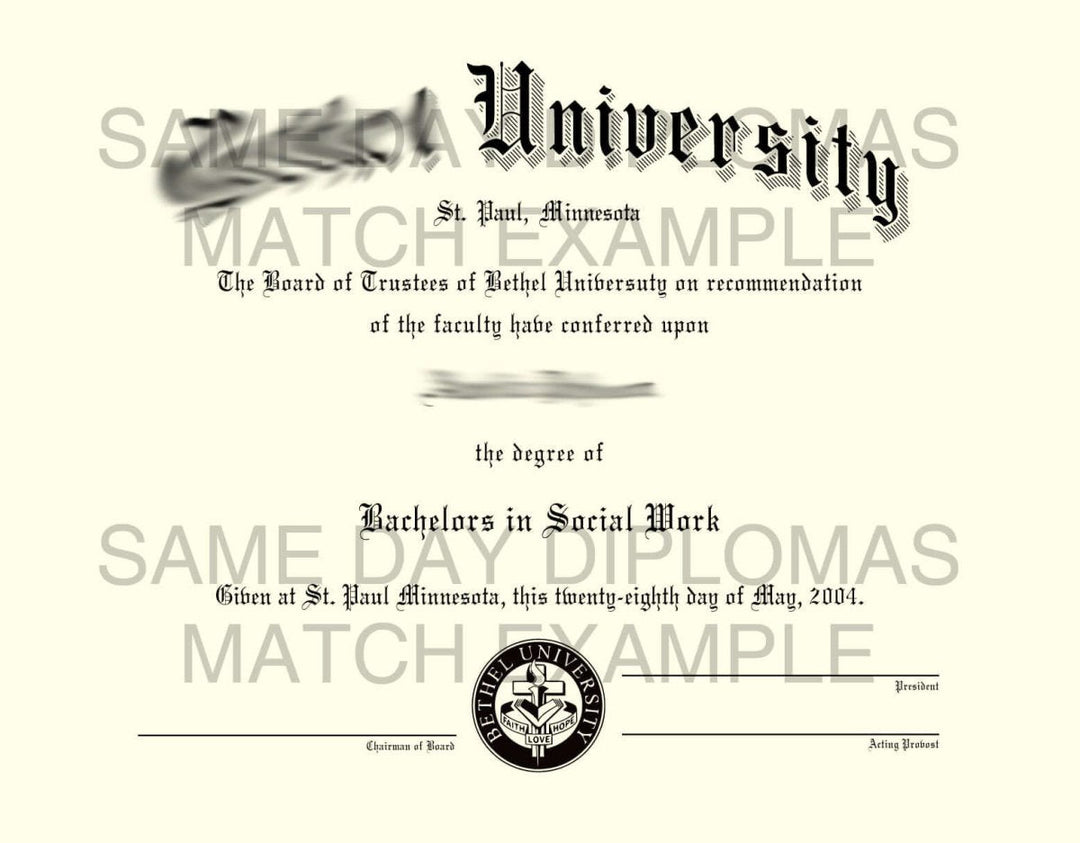 Associate Degree Diploma - Doc Printers