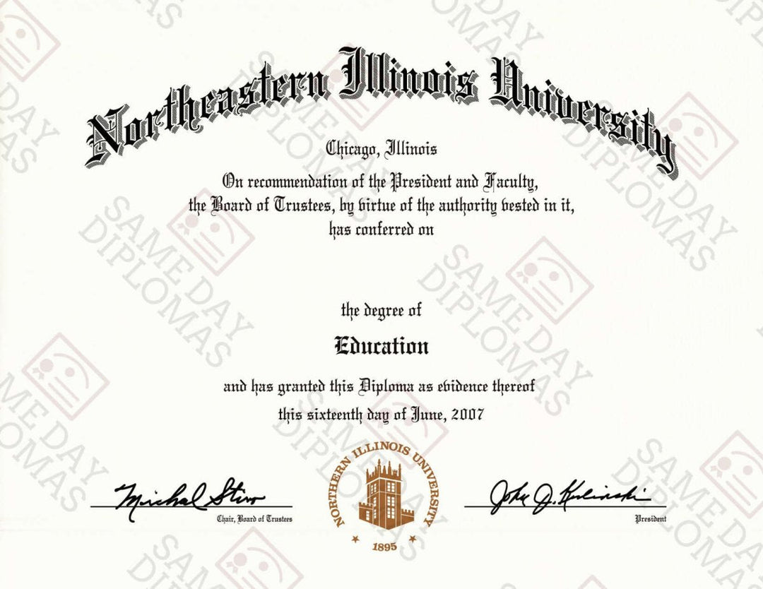 Associate Degree Diploma - Doc Printers