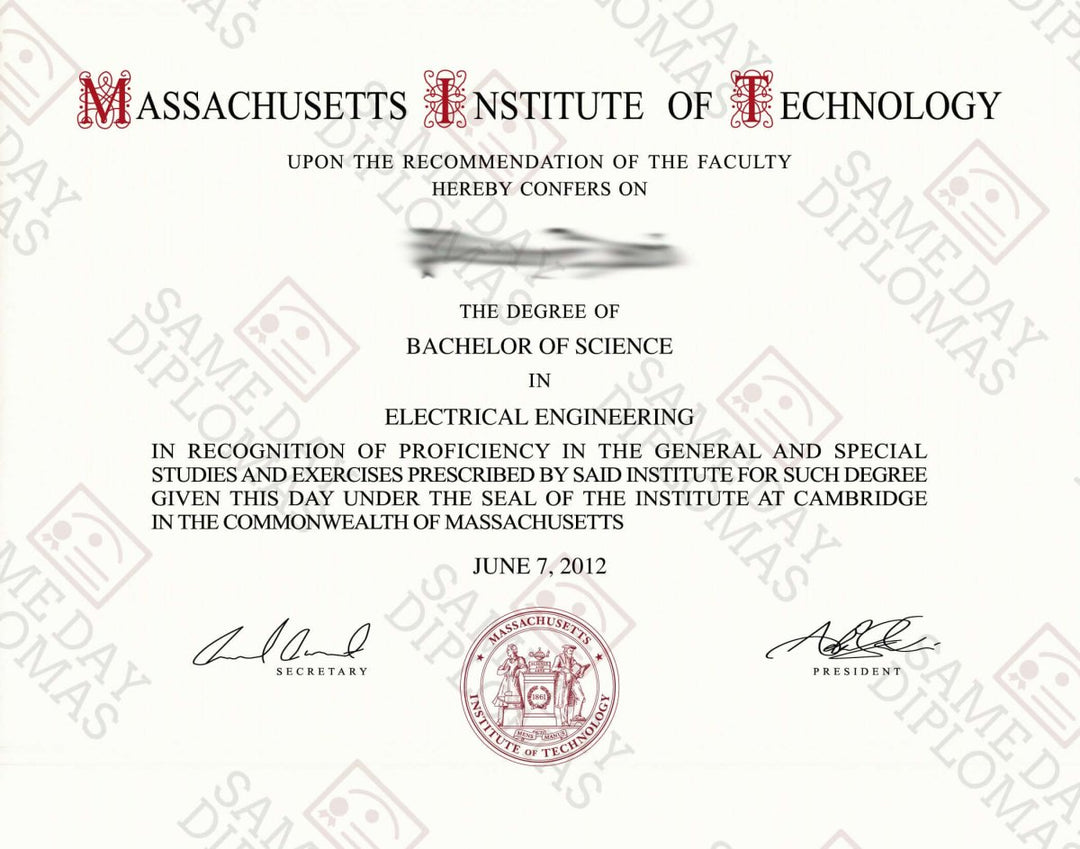 Associate Degree Diploma - Doc Printers