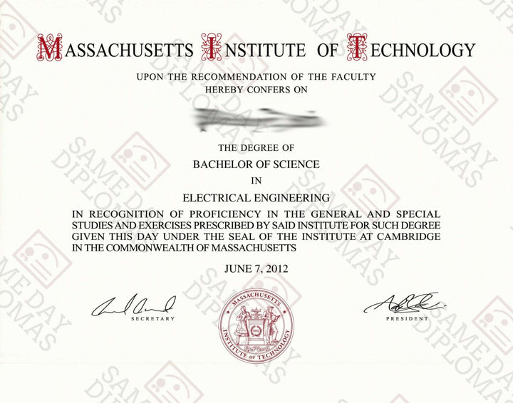 Associate Degree Diploma - Doc Printers