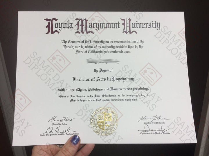 Bachelor Degree Diploma - Doc Printers