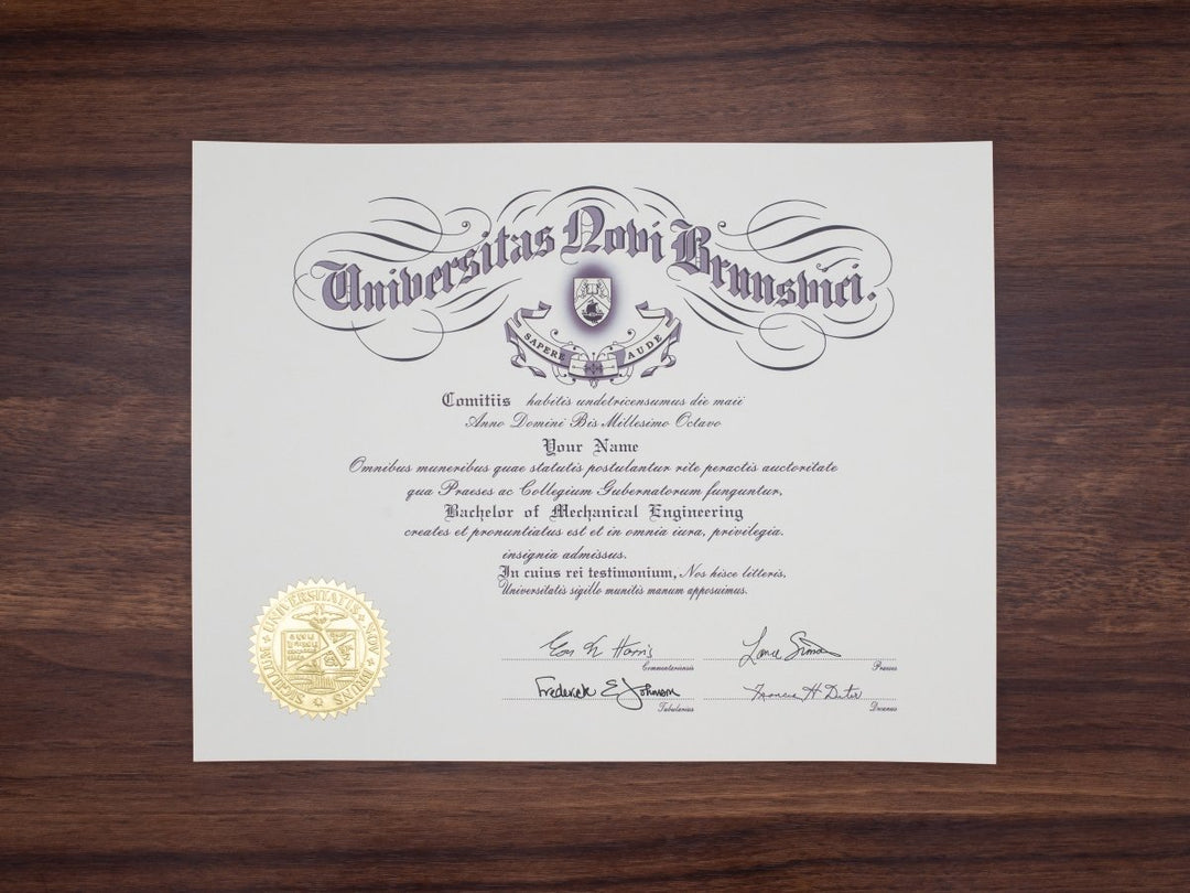 College and University Match Diploma from Canada - Doc Printers