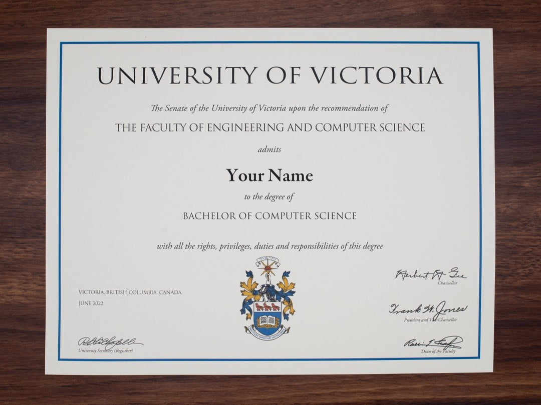 College and University Match Diploma from Canada - Doc Printers