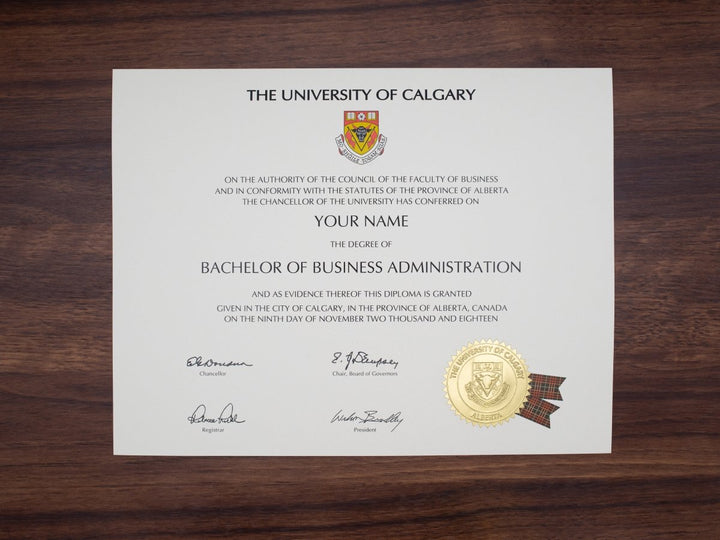 College and University Match Diploma from Canada - Doc Printers