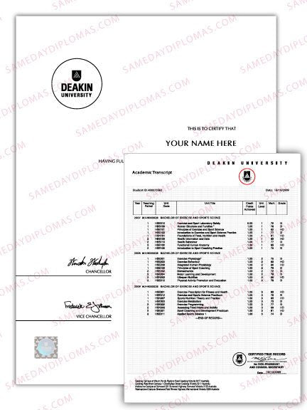 College & University Match Diploma, Degree & Match Transcripts, Australia - Doc Printers