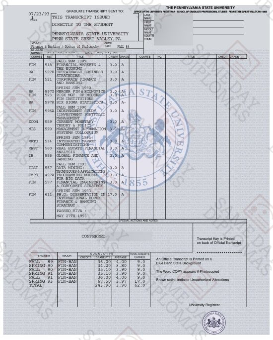 College & University Match Diploma, Degree & Match Transcripts, USA - Doc Printers