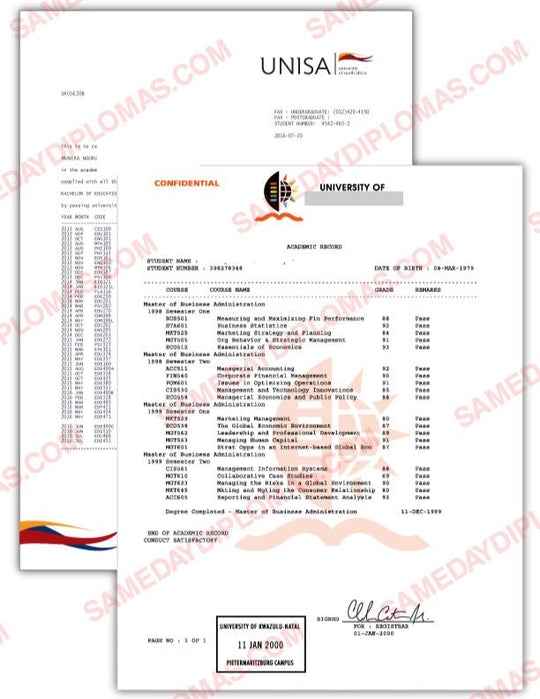 Same Day Diploma Supplements & Fake Transcript PDFs