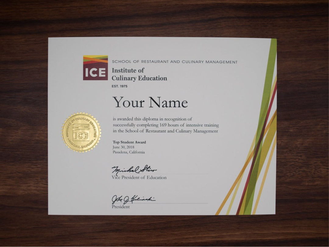 Culinary Certificates - Same Day Diplomas