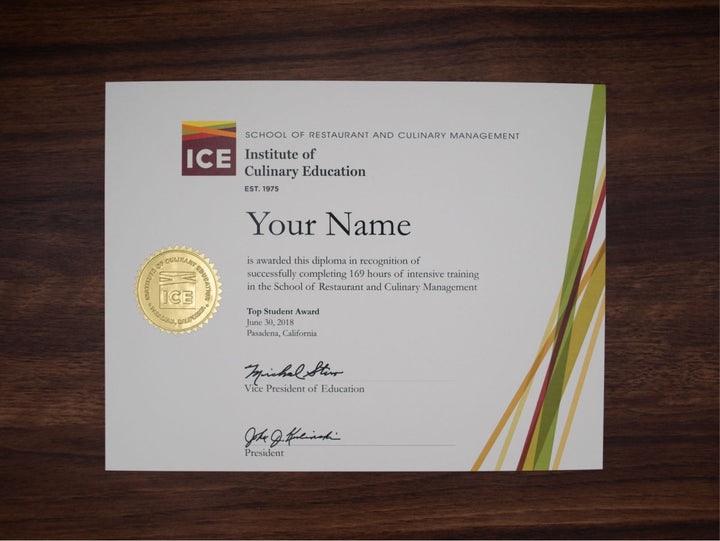 Culinary Certificates - Same Day Diplomas