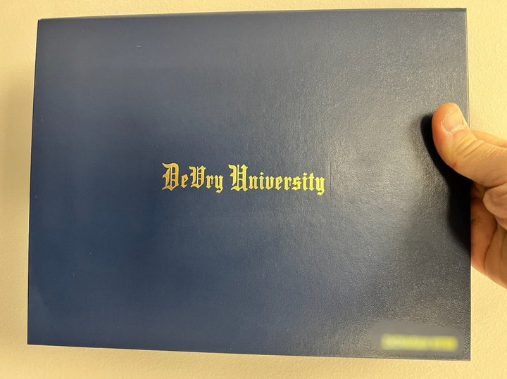 Custom Diploma Cover - Navy, Red, Green, Black and Maroon - Doc Printers