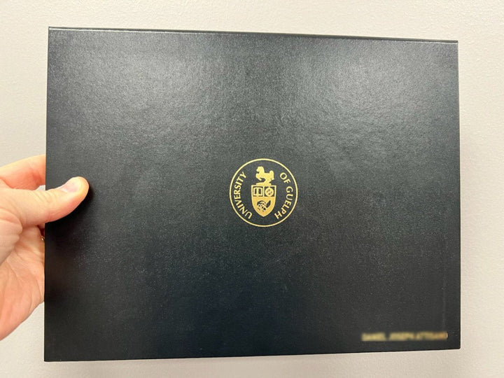 Custom Diploma Cover - Navy, Red, Green, Black and Maroon - Doc Printers