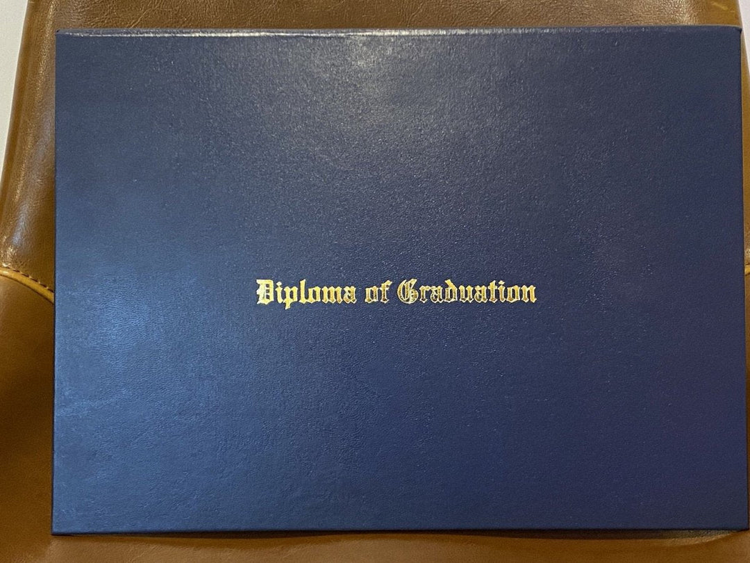 Diploma Cover - Diploma of Graduation - Navy, Red, Green, Black and Maroon - Doc Printers