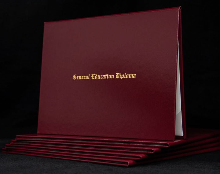 Diploma Cover - General Education Diploma -Engraved - Same Day Diplomas
