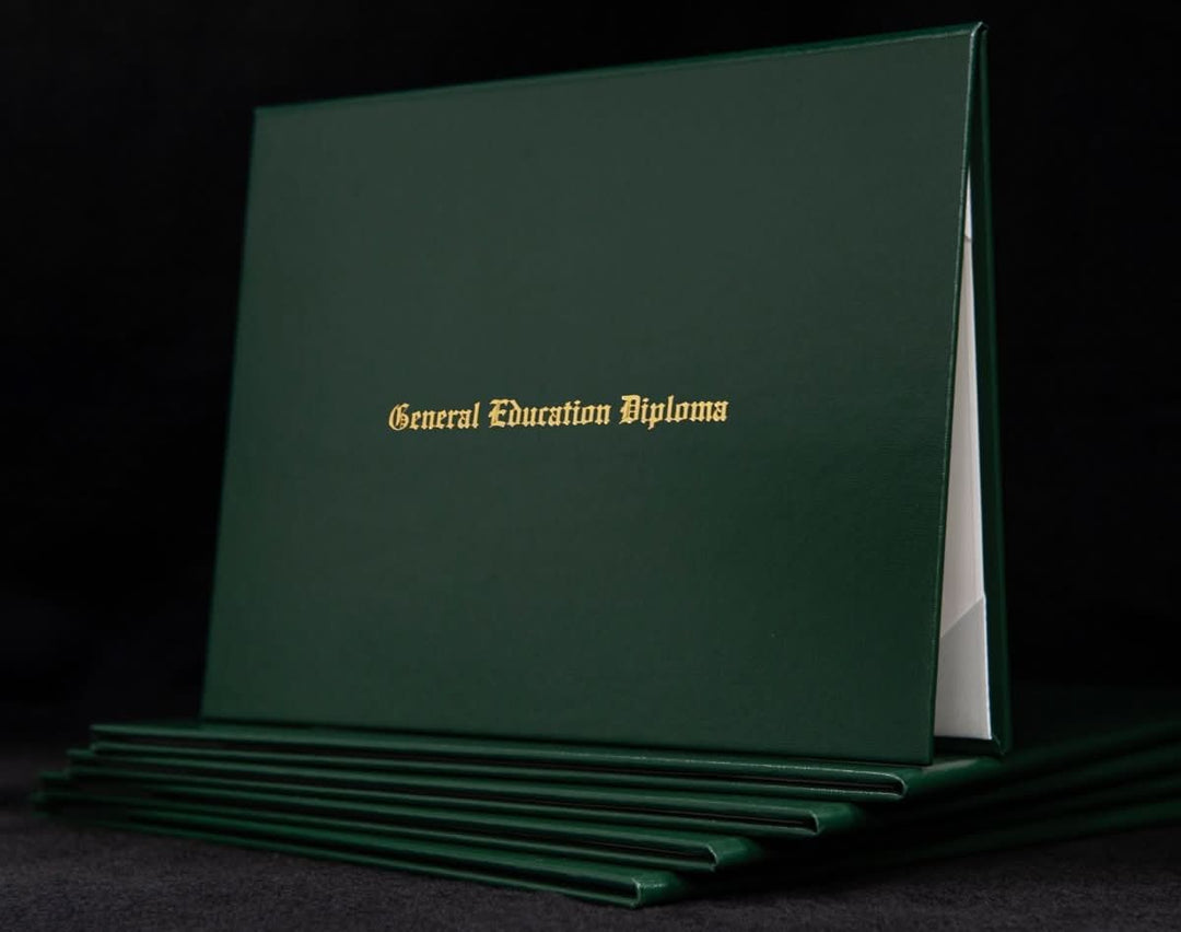 Diploma Cover - General Education Diploma -Engraved - Same Day Diplomas