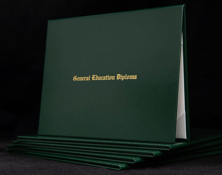 Diploma Cover - General Education Diploma -Engraved - Same Day Diplomas