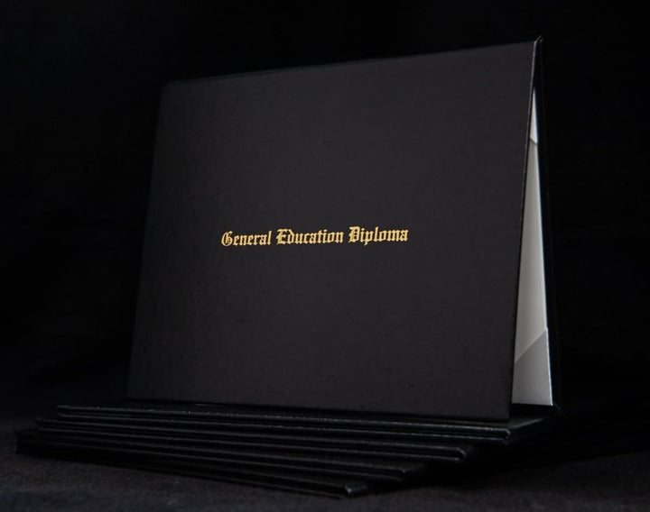 Diploma Cover - General Education Diploma -Engraved - Same Day Diplomas