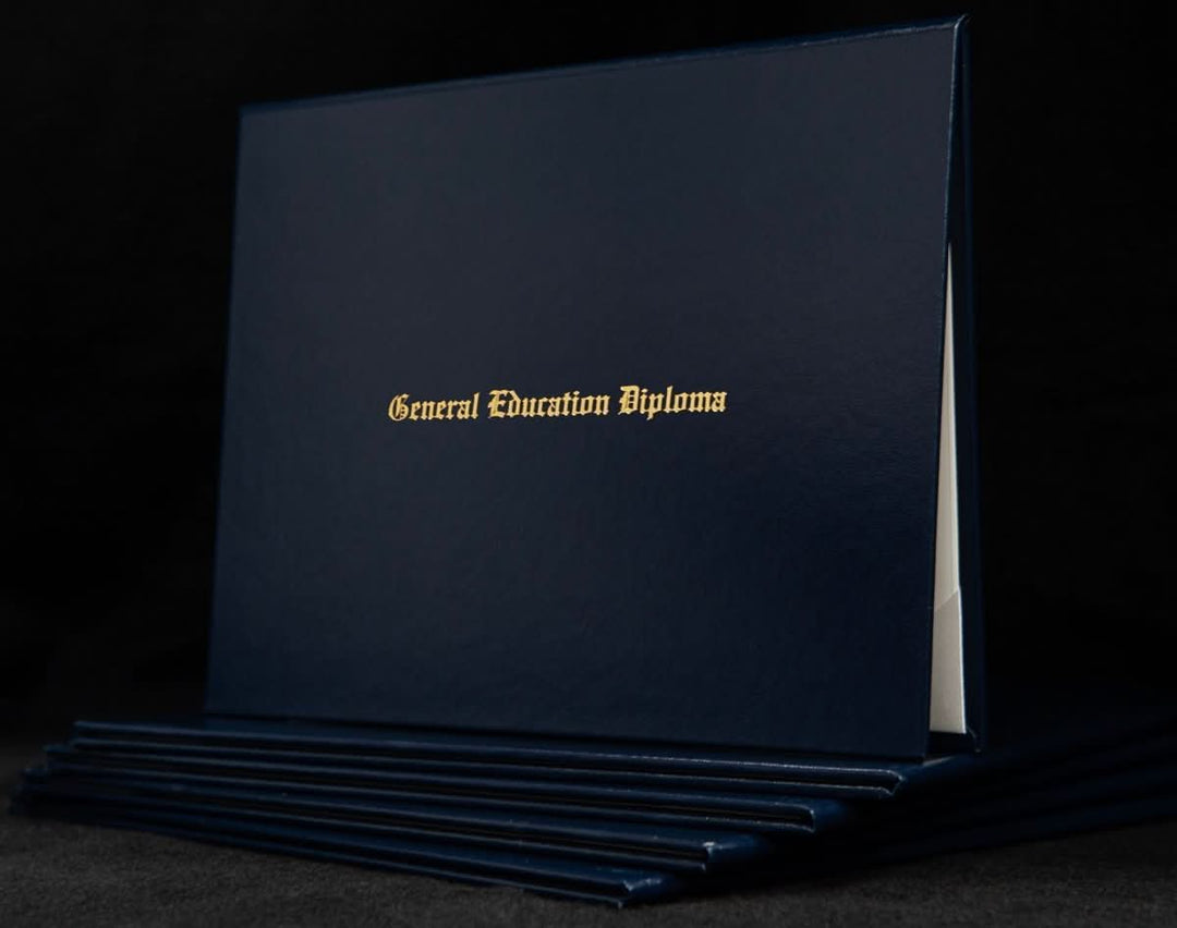 Diploma Cover - General Education Diploma -Engraved - Same Day Diplomas